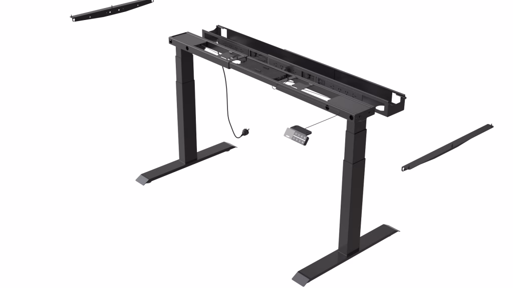 3D Installation Guide for Standing Desk Cable Tray