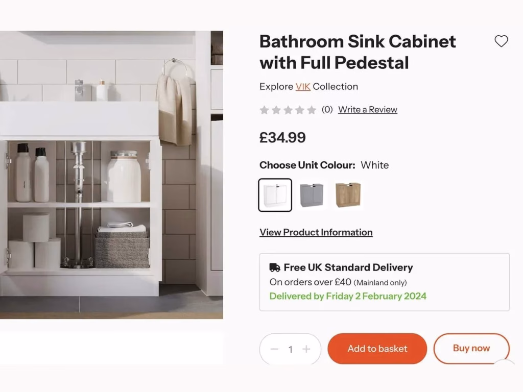 Ecommerce Product Pages