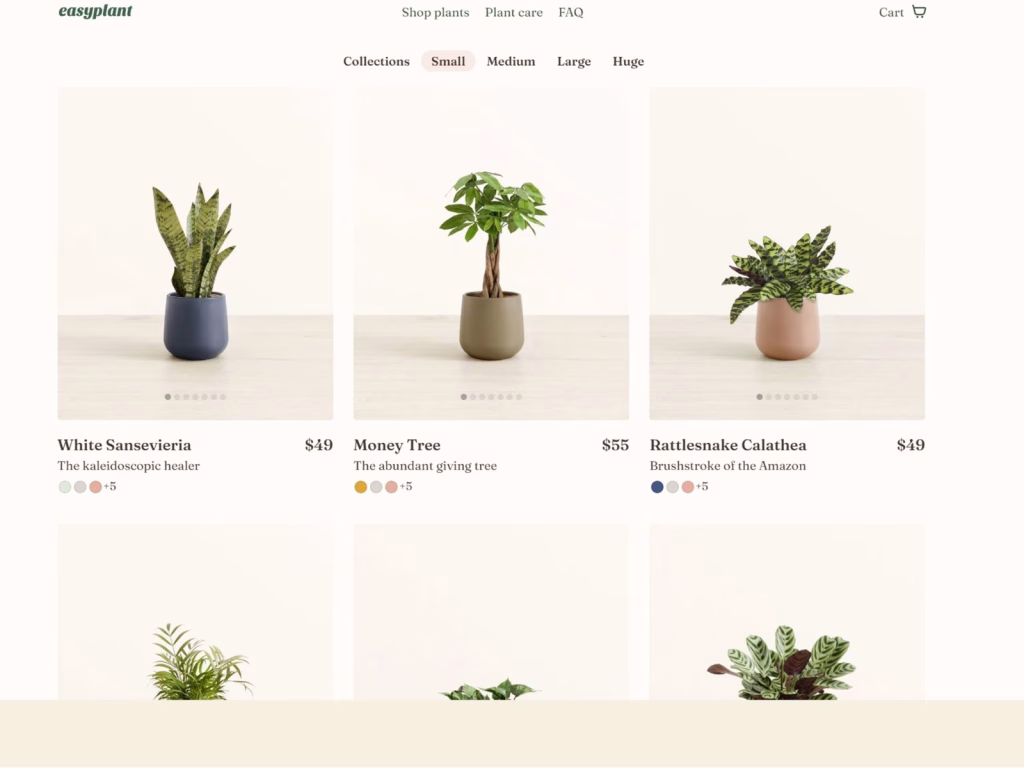 Category and Collection Grids