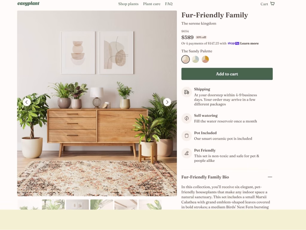 Ecommerce Product Pages