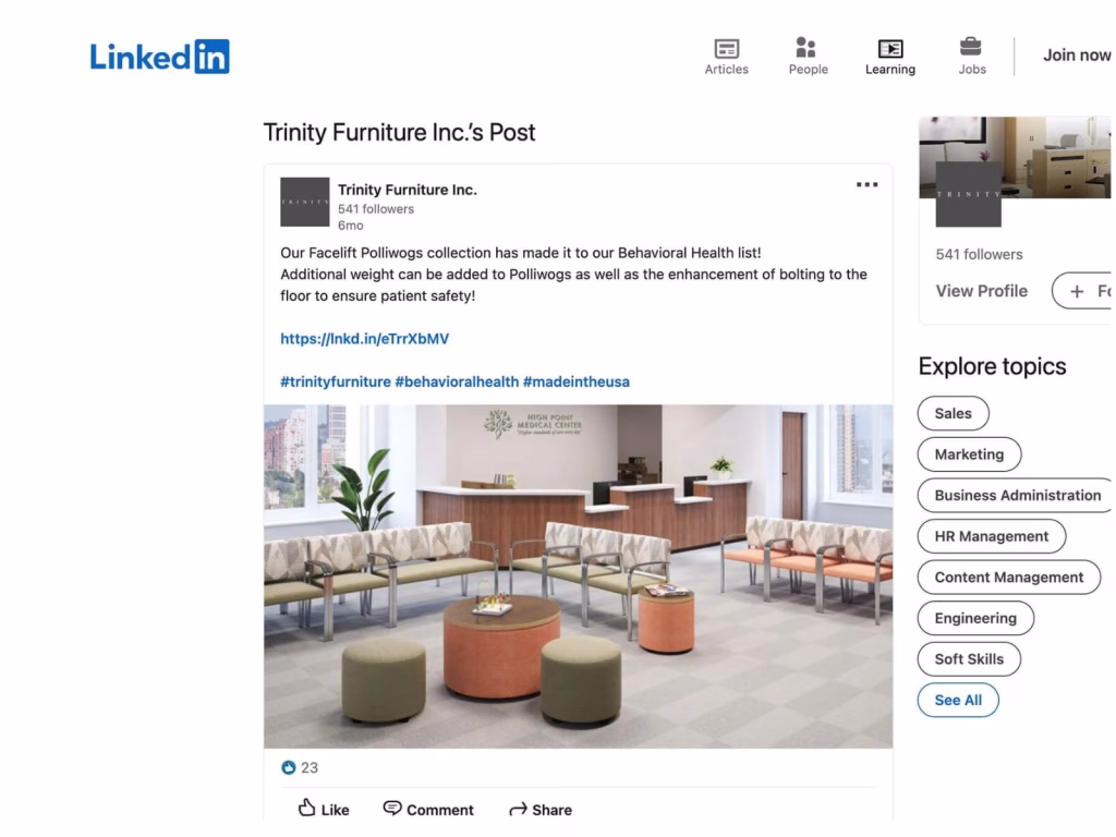 LinkedIn and Trade Campaigns