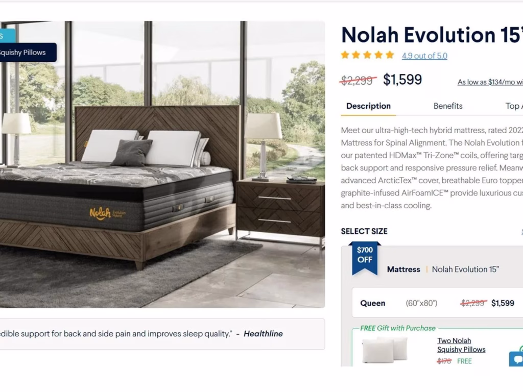 Ecommerce Product Pages
