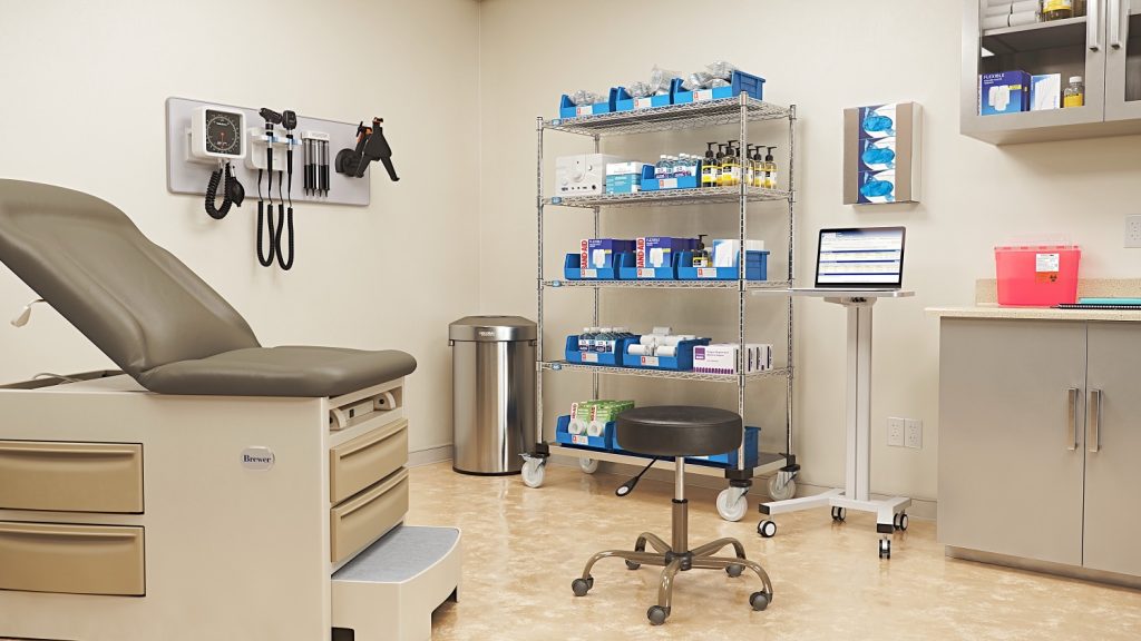 Carts, trolleys & medical storage