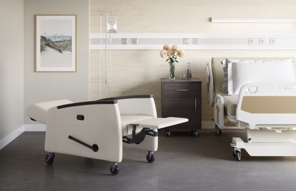 Patient room scene