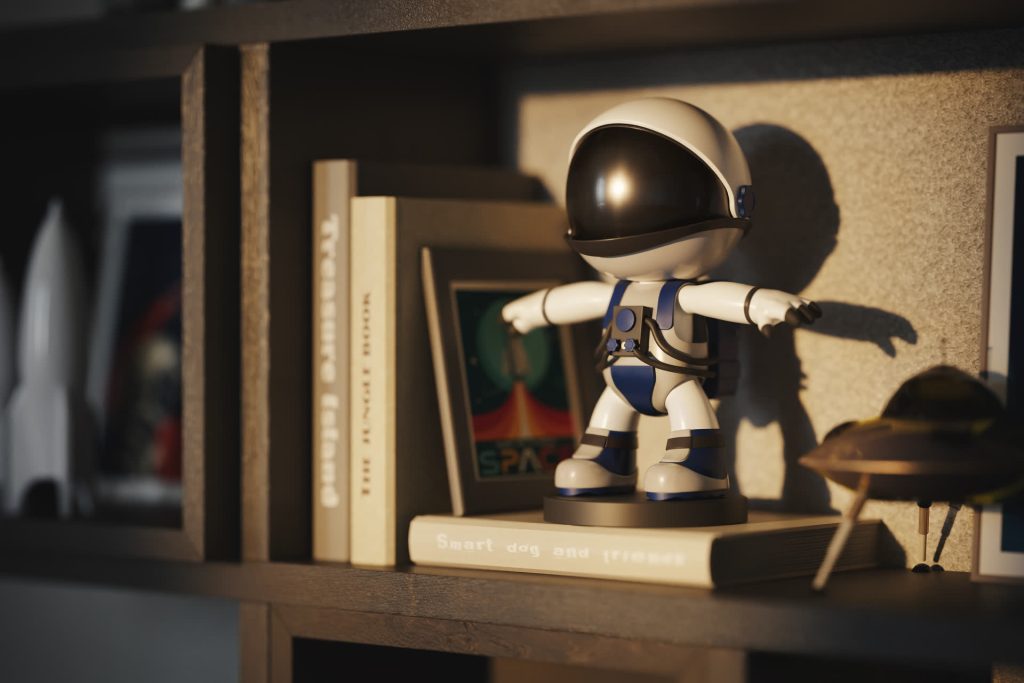 Articulated characters & cinematic key visuals